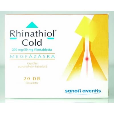Rhinathiol cold megfázásra filmtabletta 20 db